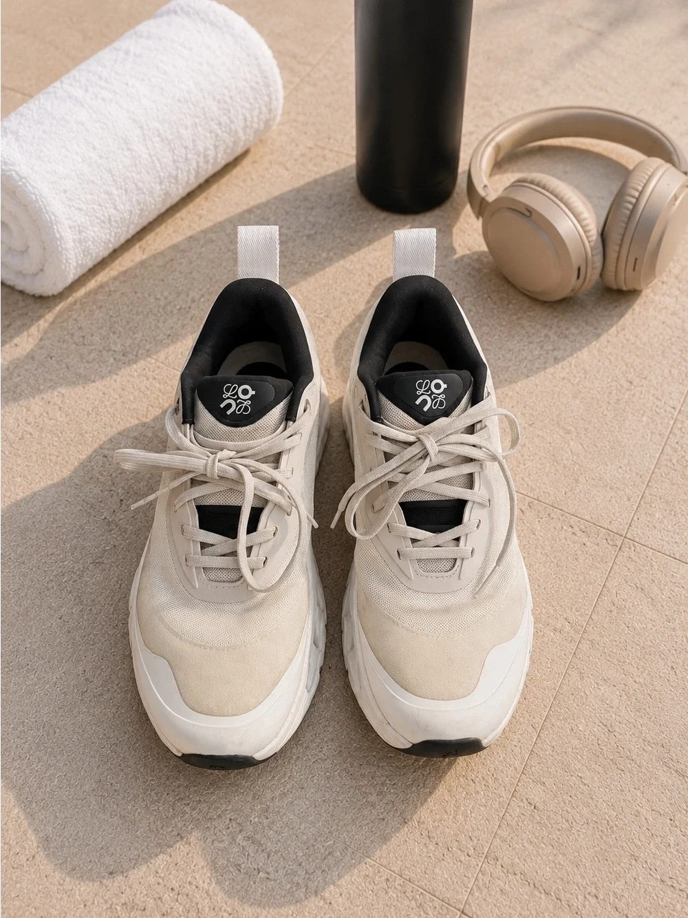 Authenticated Loewe x On Cloudtilt 2.0 Sand/White Sneakers Women’s 8.5 EU 40